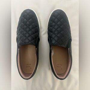 Black slip on shoes